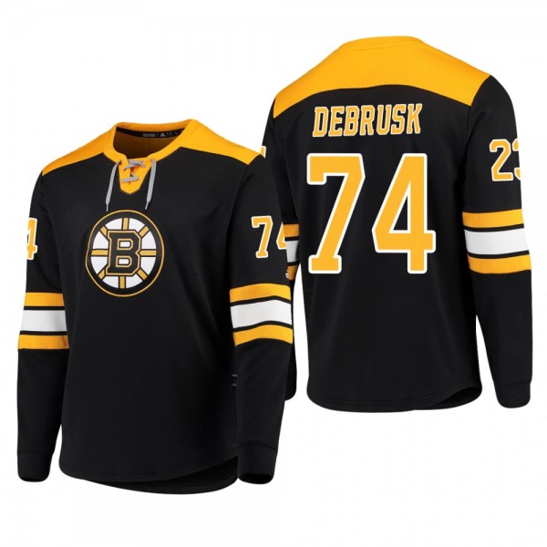 Bruins Jake DeBrusk #74 Platinum Long Sleeve 2018-...
