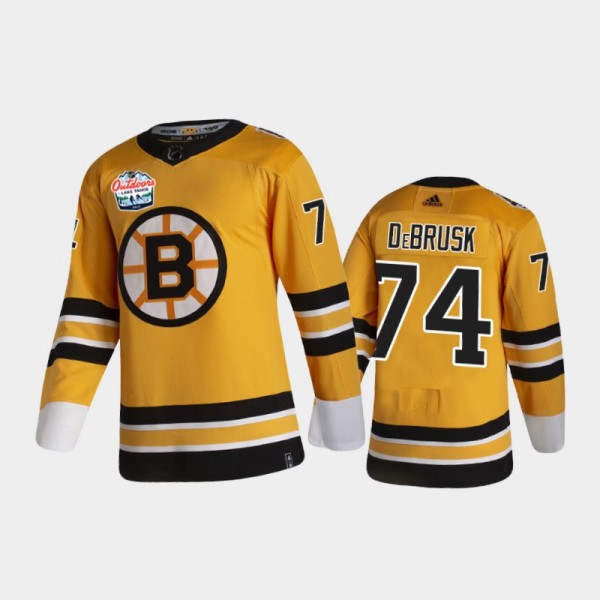 Men's Boston Bruins Jake DeBrusk #74 2021 Lake Tah...
