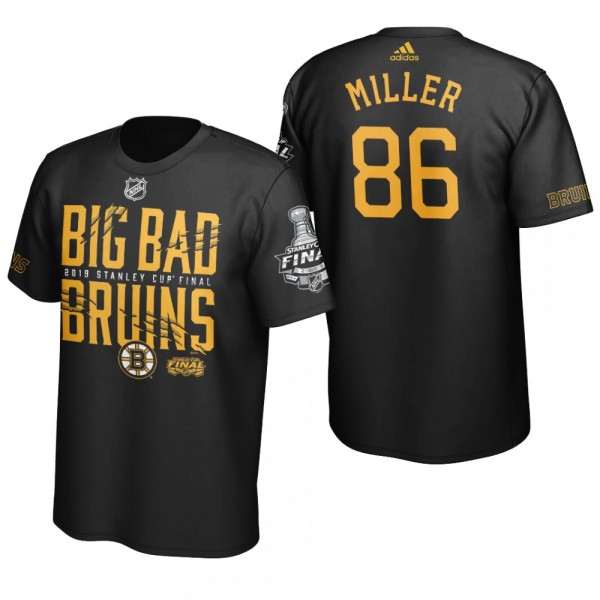 Bruins Kevan Miller #86 Big Bad Bruins Black Cheap 2019 Stanley Cup Final T-Shirt