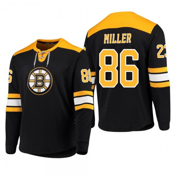 Bruins Kevan Miller #86 Adidas Platinum Long Sleev...