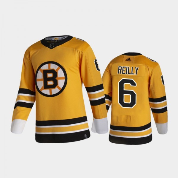 Men's Boston Bruins Mike Reilly #6 Reverse Retro 2...