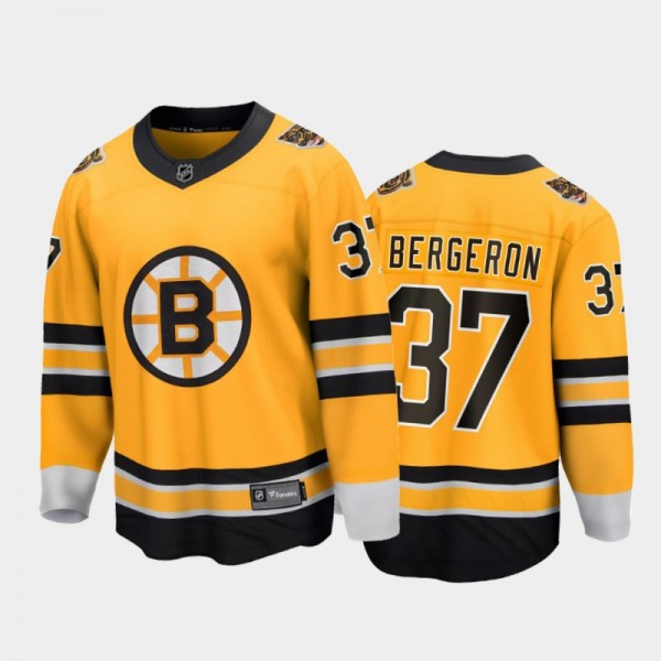 Men's Boston Bruins Patrice Bergeron #37 Reverse R...