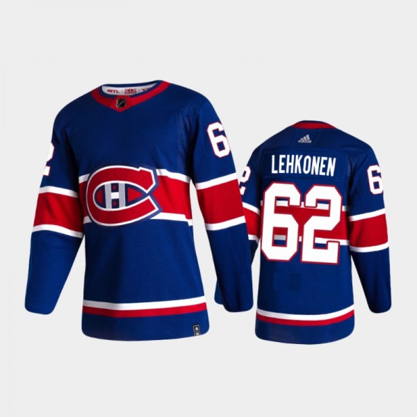 Men's Montreal Canadiens Artturi Lehkonen #62 Reve...