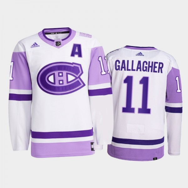 Brendan Gallagher #11 Montreal Canadiens 2021 Hock...