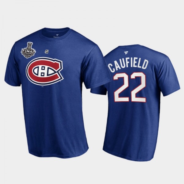 Men Montreal Canadiens Cole Caufield #22 2021 Stan...