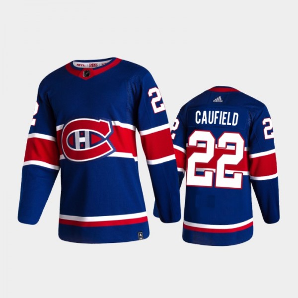 Men's Montreal Canadiens Cole Caufield #22 Reverse...