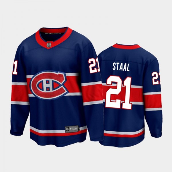 Men's Montreal Canadiens Eric Staal #21 Reverse Re...