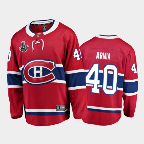 Men Montreal Canadiens Joel Armia #40 2021 Stanley...