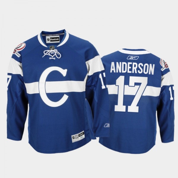 Men Montreal Canadiens Josh Anderson #17 Throwback...