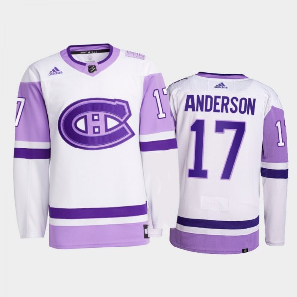 Josh Anderson #17 Montreal Canadiens 2021 HockeyFi...