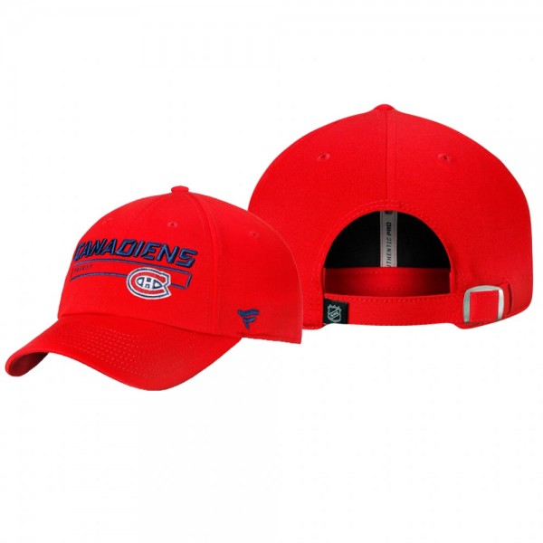Montreal Canadiens Red Authentic Pro Rinkside Fund...