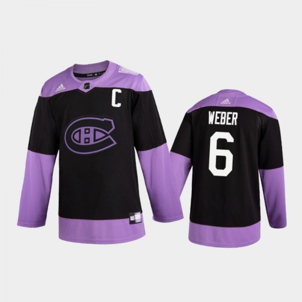 Men's Shea Weber #6 Montreal Canadiens 2020 Hockey...