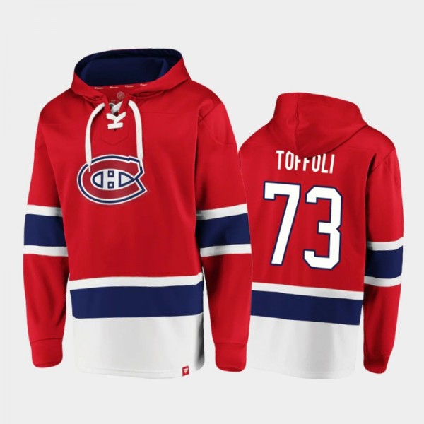 Men's Tyler Toffoli #73 Montreal Canadiens Lace-Up...