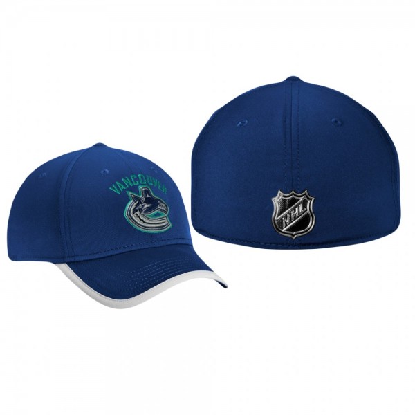 Vancouver Canucks Blue Authentic Pro Clutch Speed Flex Hat