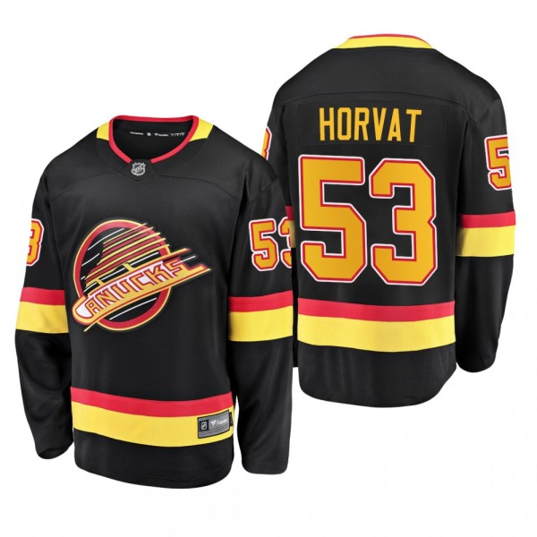 Bo Horvat #53 Canucks 90's Flying Skate 50th Anniv...