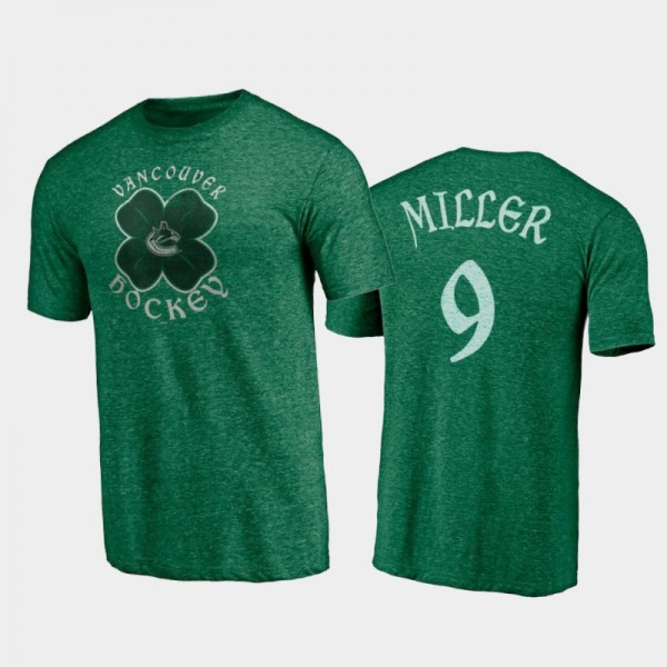 Men's Vancouver Canucks J.T. Miller #9 Celtic St. ...