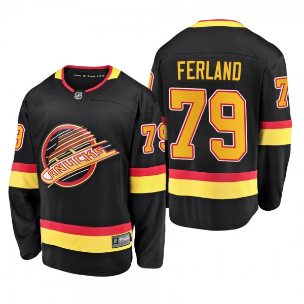 Micheal Ferland #79 Canucks 90's Flying Skate 50th...