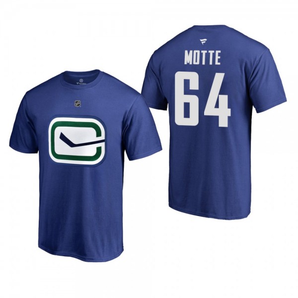 Vancouver Canucks Tyler Motte #64 Authentic Stack ...
