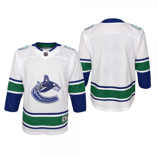 Vancouver Canucks White Away Premier Jersey