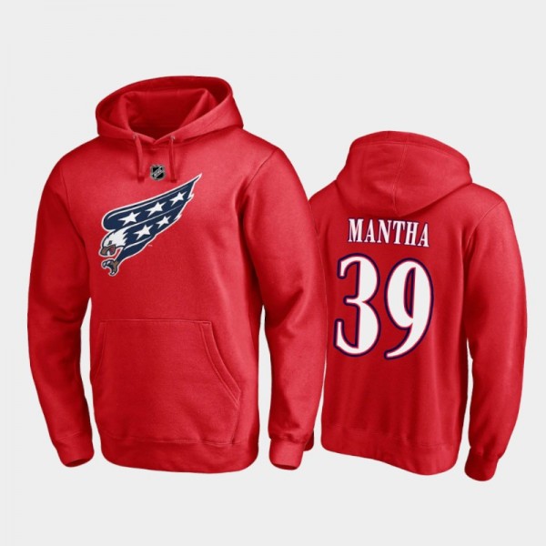 Men's Anthony Mantha #39 Washington Capitals Red Special Edition Hoodie