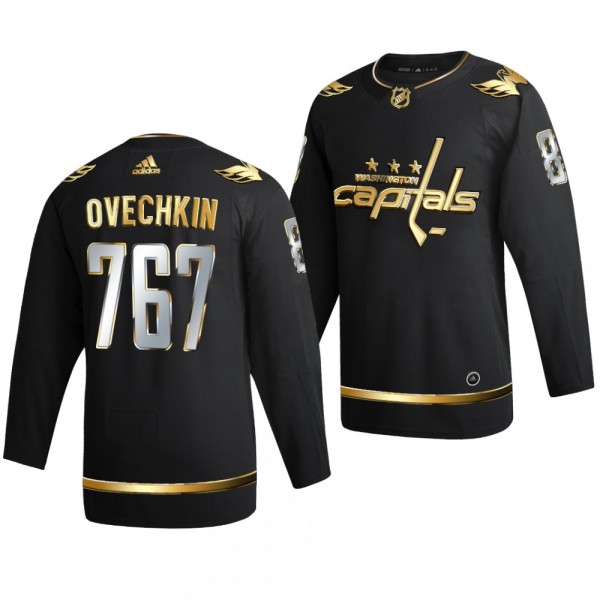 Alex Ovechkin Washington Capitals 767 Goals Black ...