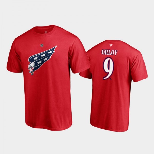 Men's Washington Capitals Dmitry Orlov #9 Special Edition Red T-Shirt