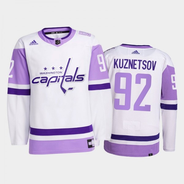 Evgeny Kuznetsov #92 Washington Capitals 2021 Hock...