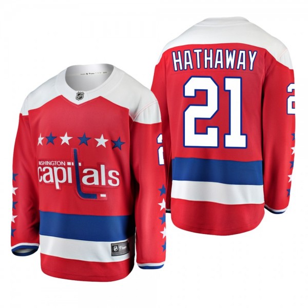 Washington Capitals Garnet Hathaway #21 Alternate ...