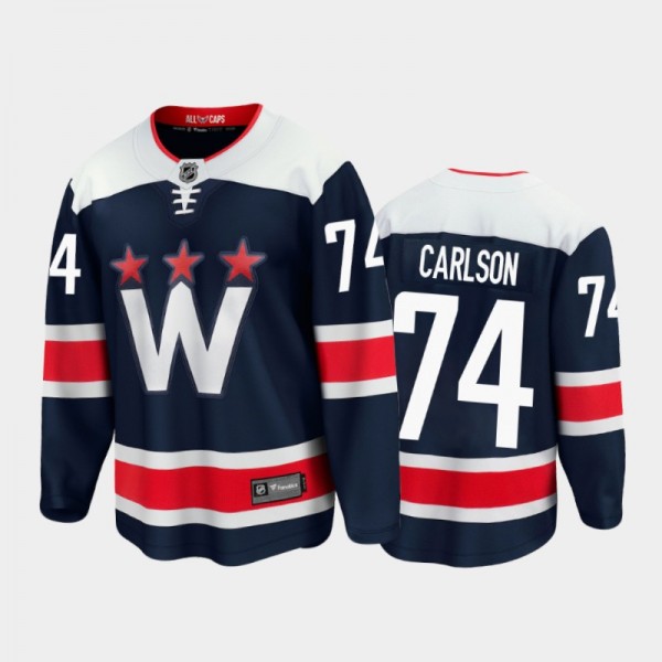 Men's Washington Capitals John Carlson #74 Alternate Navy 2020-21 Premier Player Jersey