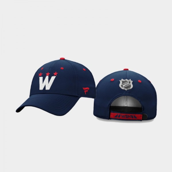 Men's Washington Capitals Alternate Logo Locker Room Authentic Pro Navy Hat