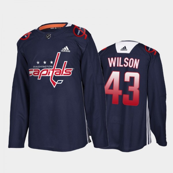 Men Washington Capitals Tom Wilson #43 Black Histo...