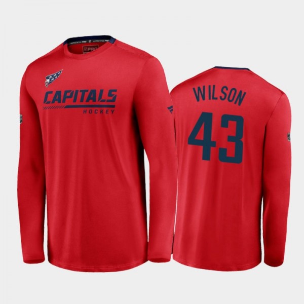 Men's Washington Capitals Tom Wilson #43 Locker Ro...