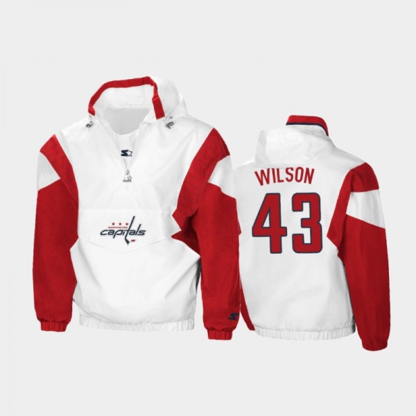 Men's Washington Capitals Tom Wilson #43 Half-Zip ...