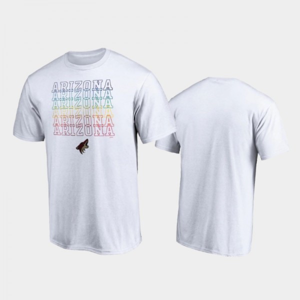 Men's Arizona Coyotes City Pride White T-Shirt