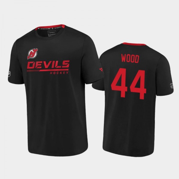 2020-21 New Jersey Devils Miles Wood #44 Authentic...