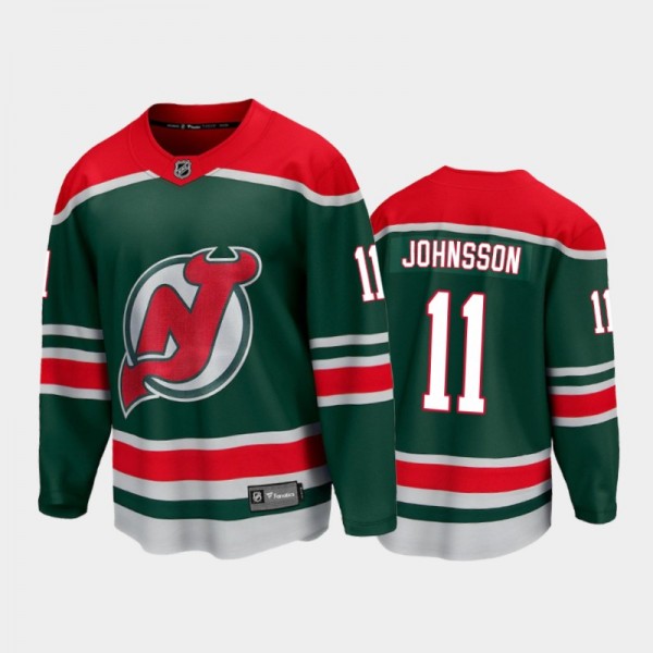 Men's New Jersey Devils Andreas Johnsson #11 Speci...