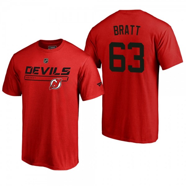 Men's New Jersey Devils Jesper Bratt #63 Rinkside ...