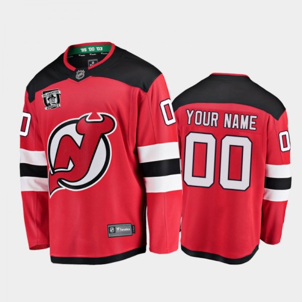 Men's New Jersey Devils Honor Willie O'Ree Celebrate Equality MLK Jr. Day Red Jersey
