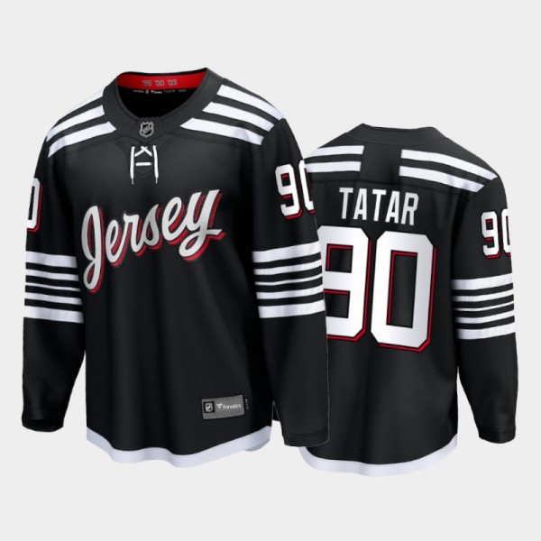 New Jersey Devils #90 Tomas Tatar Black 2022 Alter...