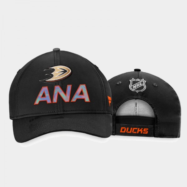 Men Anaheim Ducks Authentic Pro Adjustable Locker Room Black Hat
