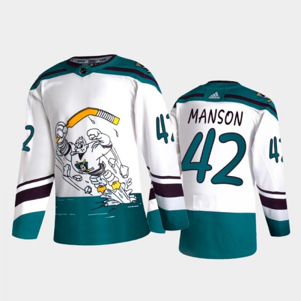 Men Anaheim Ducks Josh Manson #42 Reverse Retro 20...