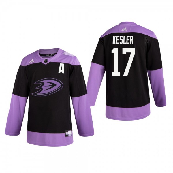 Ryan Kesler #17 Anaheim Ducks 2019 Hockey Fights C...