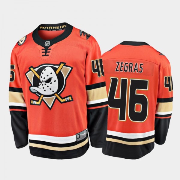 Men's Anaheim Ducks Trevor Zegras #46 Alternate Or...