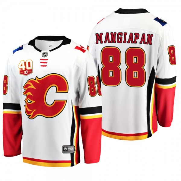 Calgary Flames Andrew Mangiapane #88 40th Annivers...