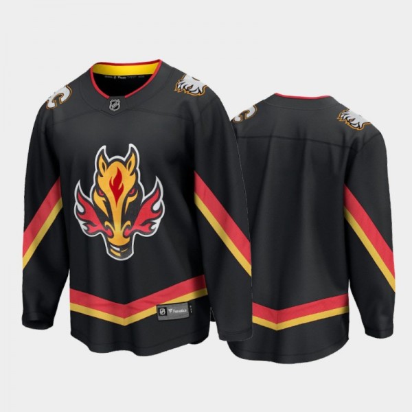 Calgary Flames Special Edition Black 2020-21 Breakaway Blank Jersey