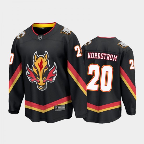 Men's Calgary Flames Joakim Nordstrom #20 Special Edition Black 2021 Breakaway Jersey