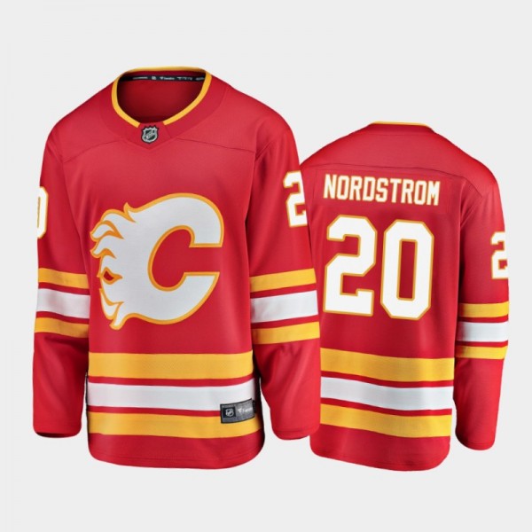 Calgary Flames Joakim Nordstrom #20 Alternate Red 2020-21 Breakaway Player Jersey