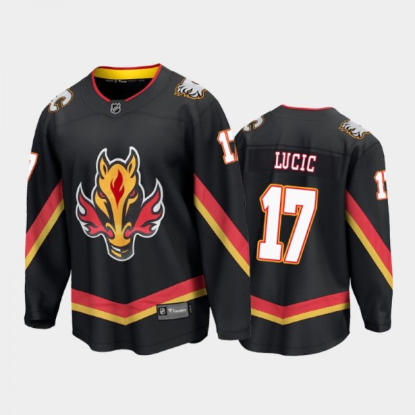 Men's Calgary Flames Milan Lucic #17 Special Editi...