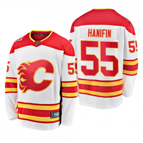 Calgary Flames Noah Hanifin #55 2019 Heritage Clas...