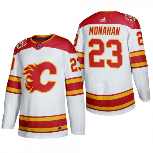 Sean Monahan #23 Calgary Flames Authentic 2019 Heritage Classic White Jersey